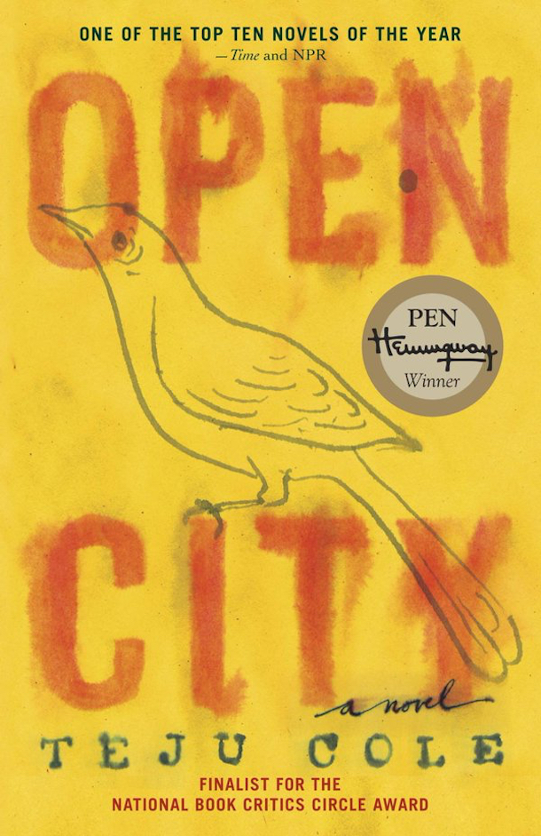 'Open City’ by Teju Cole. 272 pp. Random House