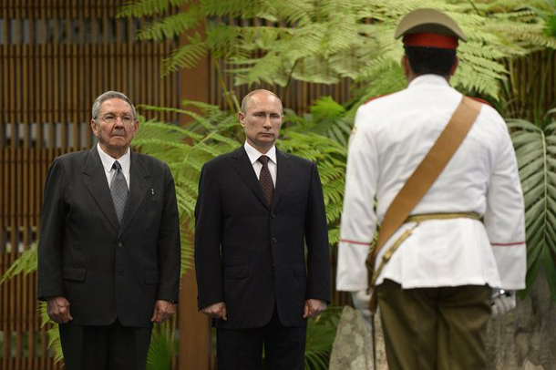 Russin President Vladimir Putin in Havana.