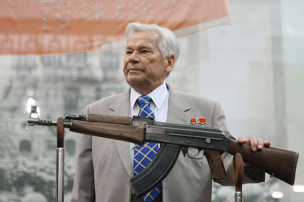 Mikhail Kalashnikov, the inventor of the world’s most popular firearm, the AK-47. (RIA Novosti)