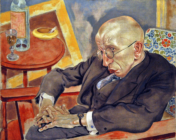 George Grosz’s 'The Poet Max Herrmann-Neisse' is one of several paintings the MoMA questionably acquired. (Renzo Dionigi)