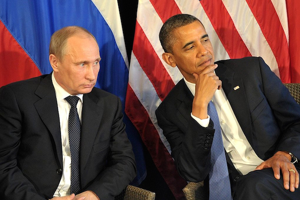 Russian President Vladimir Putin with U.S. President Barack Obama in 2012. (RIA Novosti)