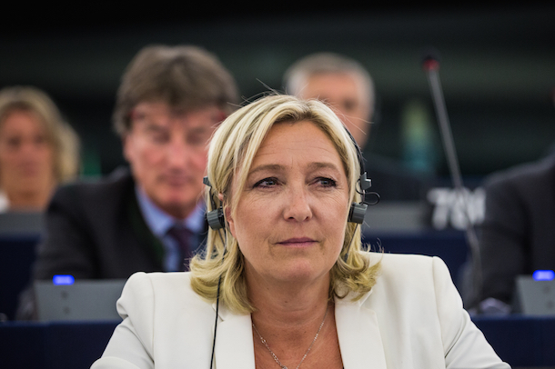 Marine Le Pen of French Front National: France will not open the door to the world’s misery. (Claude Truong-Ngoc)