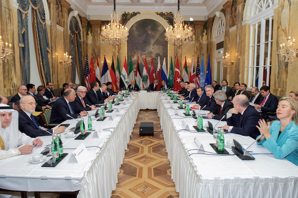 Inconclusive: a conference in Vienna at the end of October failed to reach a resolution on Syria. (U.S. Dept of State)