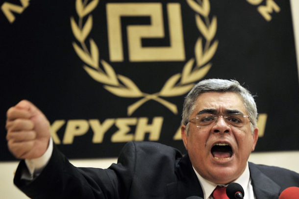 Golden Dawn founder Nikolaos Michaloliakos. (via Wikimedia)