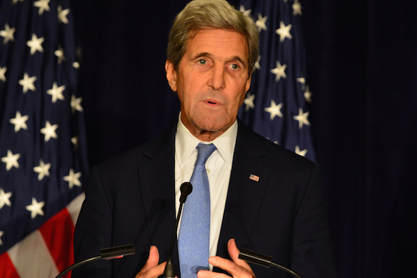 Kerry's diplomatic efforts have probably failed. (U.S. State Dept.)