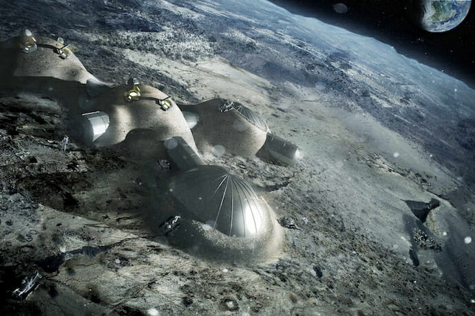 Proposed Moon colonies