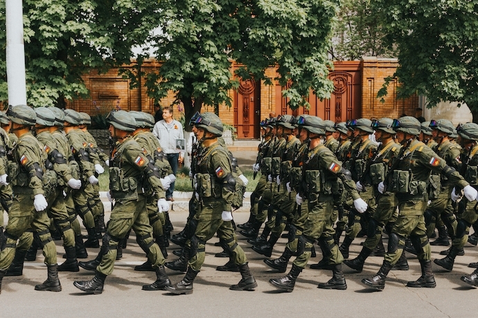 Russian Victory Day parade in Tiraspol, Transnistria