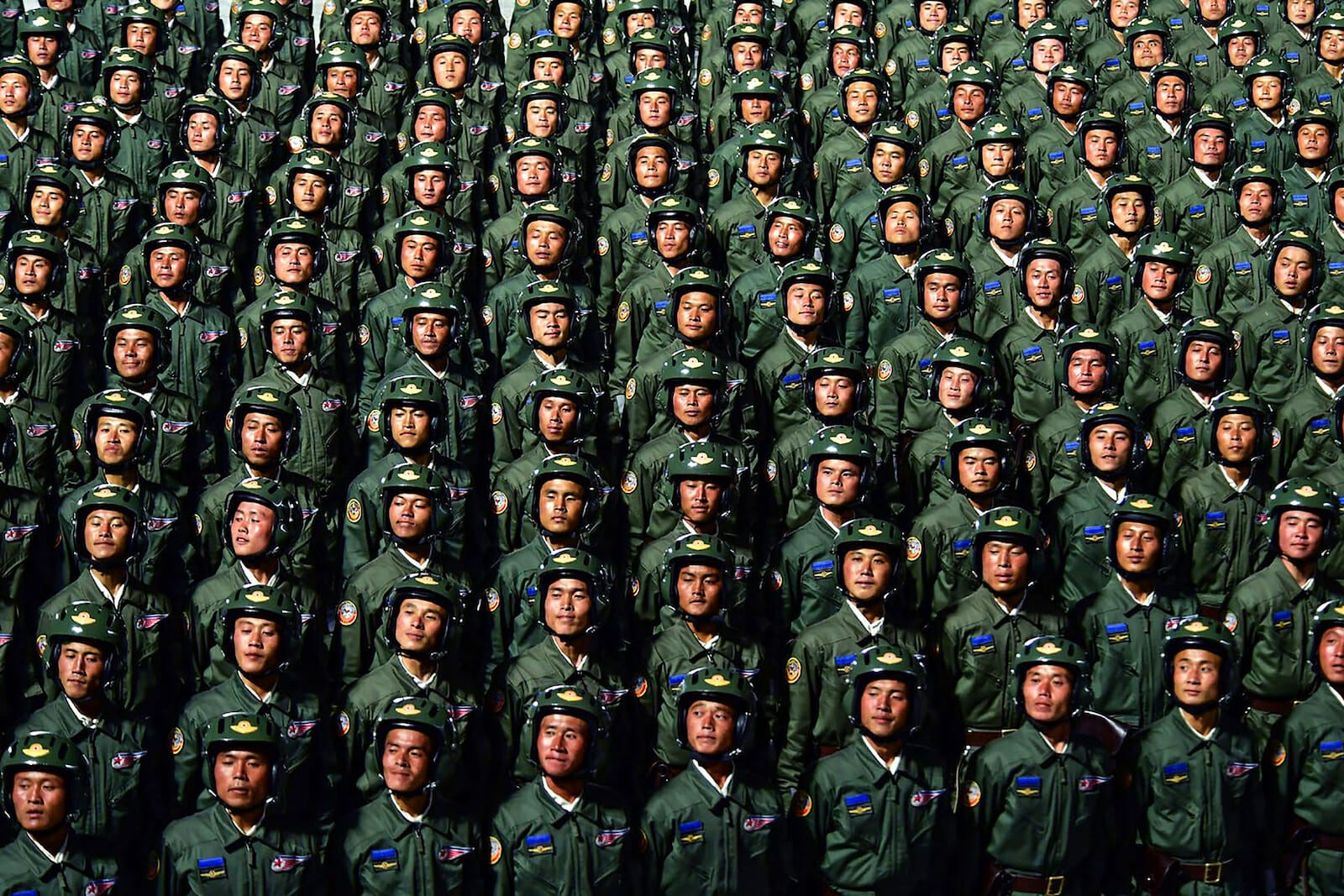 North Korean soldiers in Pyongyang