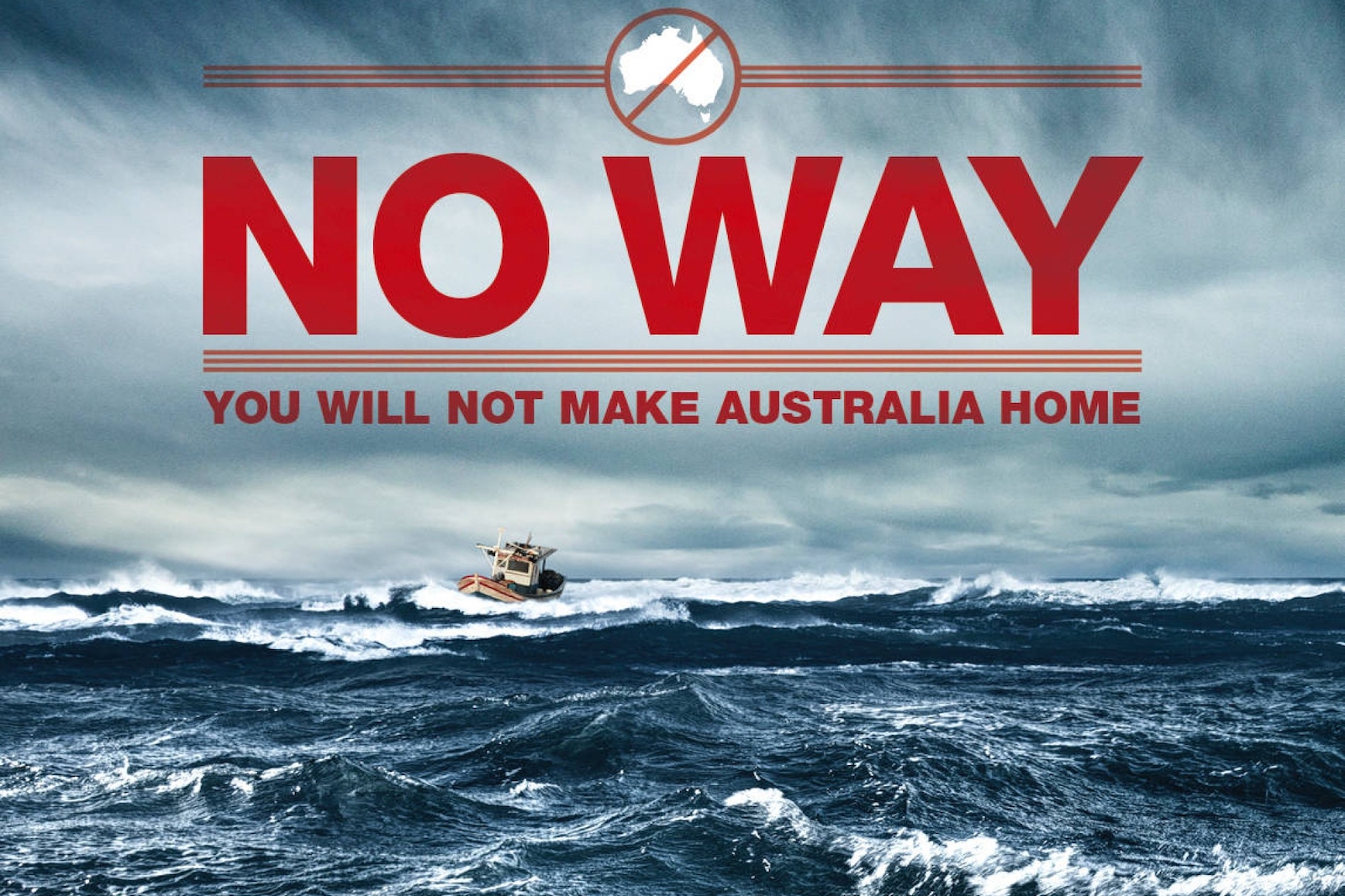 Australian anti-asylum poster