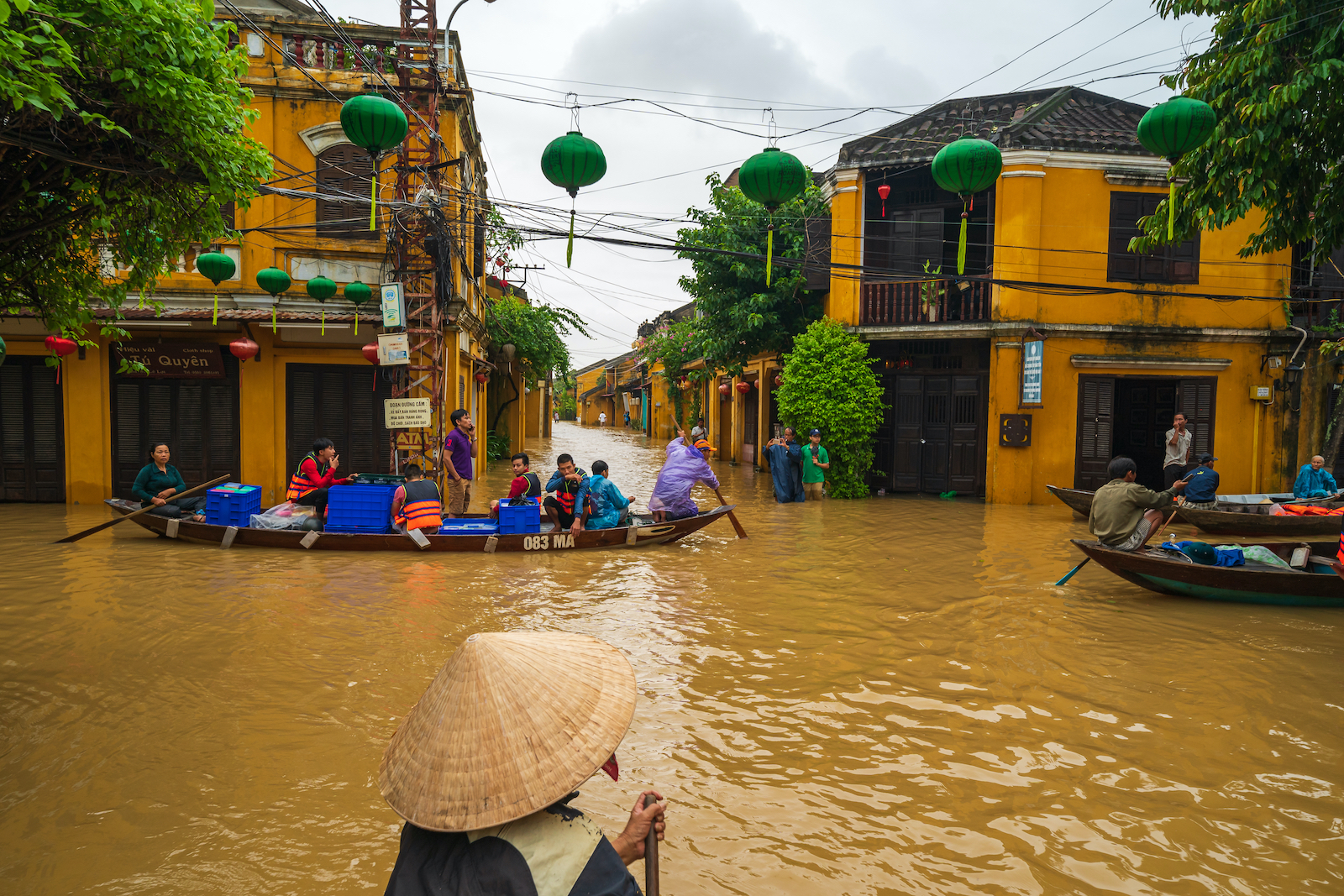 Severe flooding in Hoi An, Vietnam