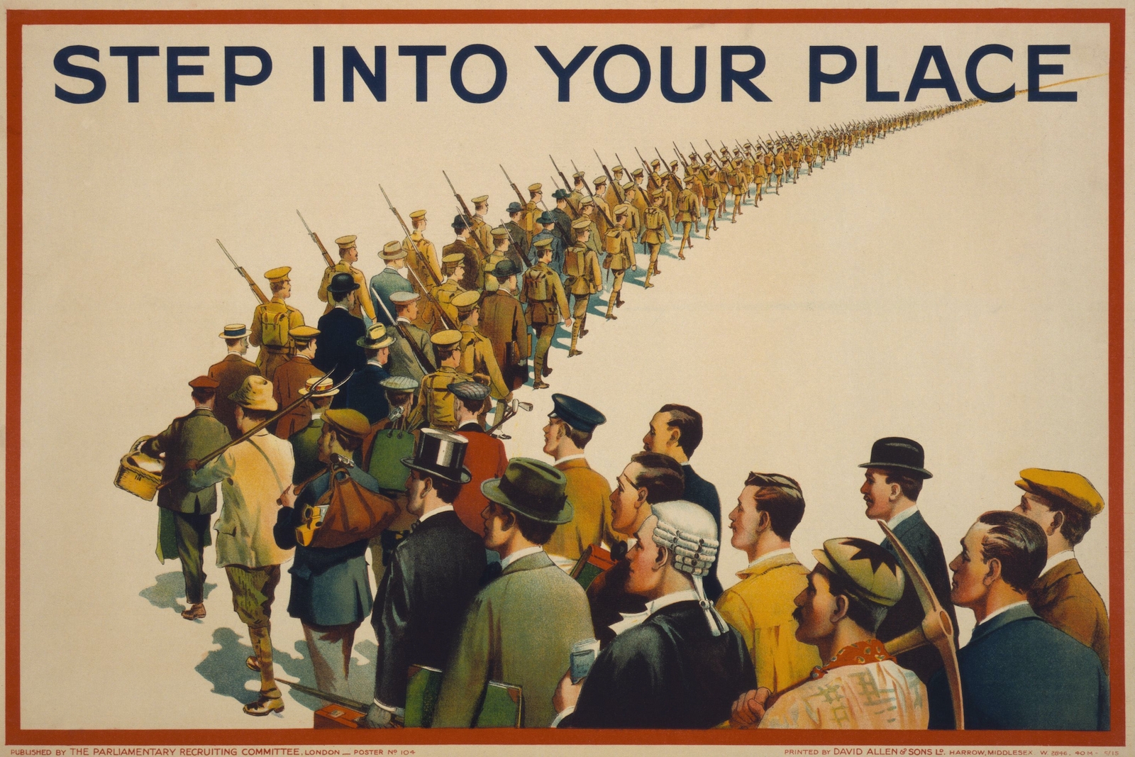 British World War 1 recruiting poster