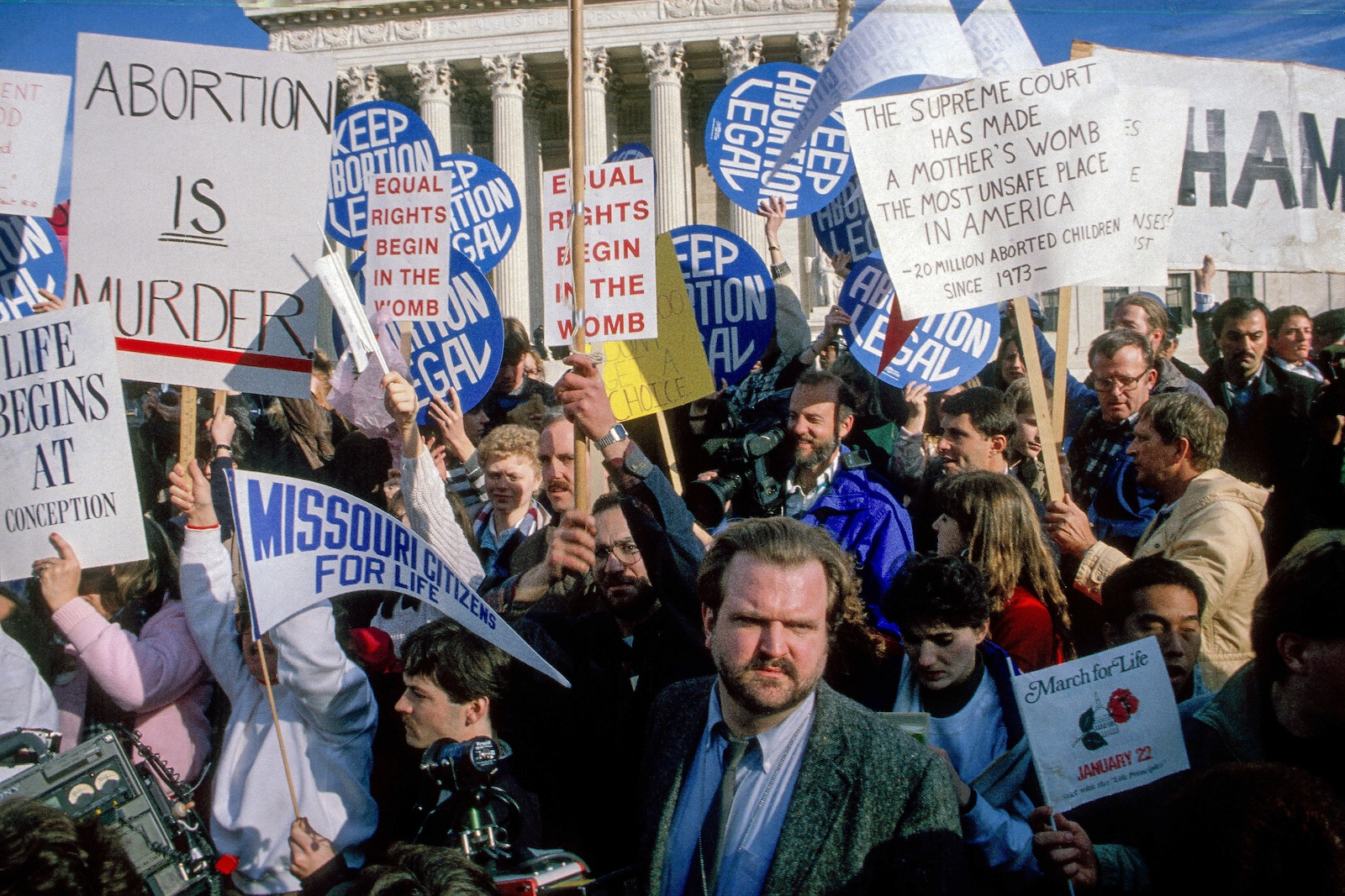Abortion protest in 1989