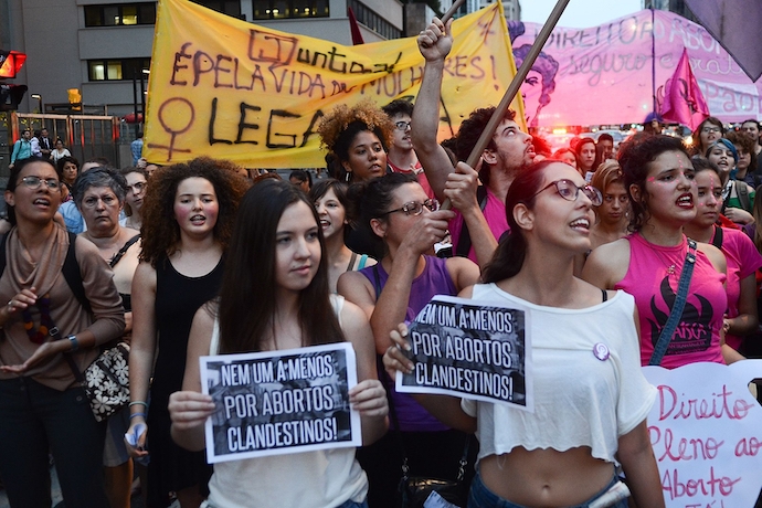Abortion rights rally in São Paulo
