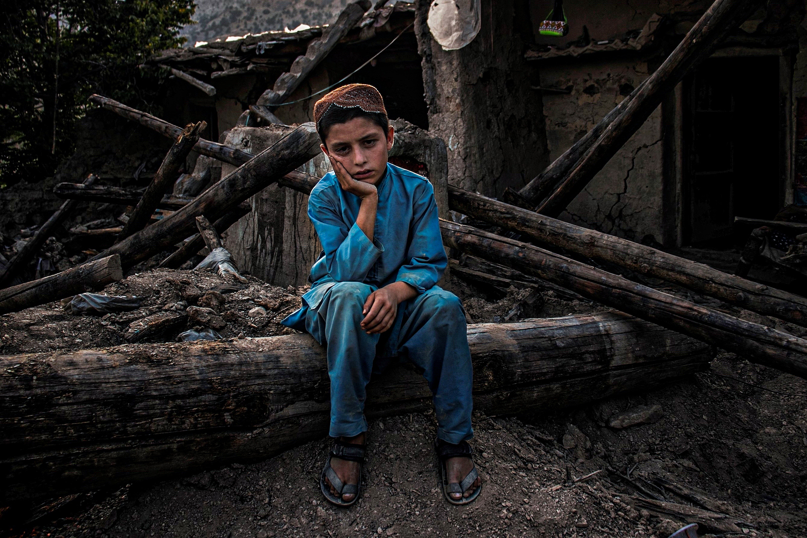 Young Afghan boy