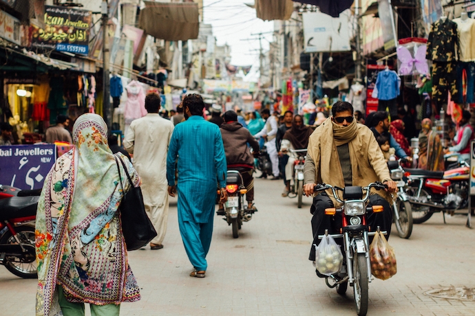 Market in Wazirabad, Pakistan