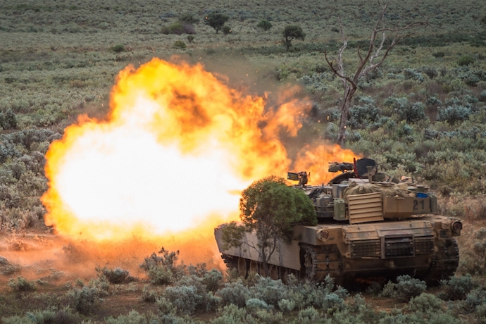 Australian Abrams tank