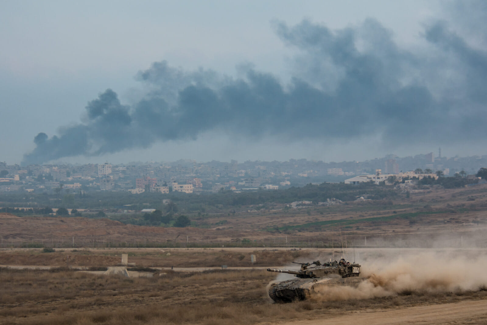 Israel tank in the Gaza Strip