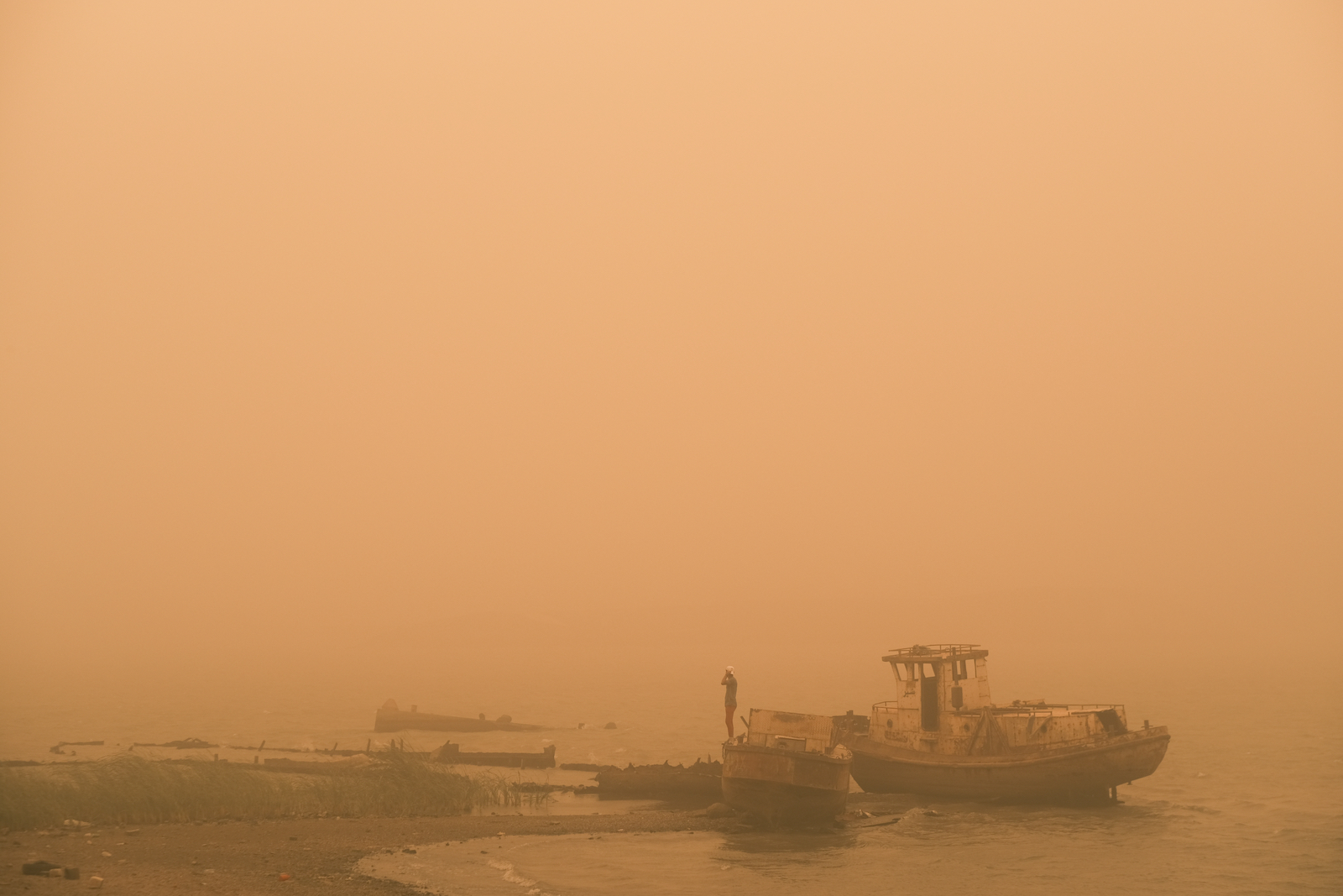 Sandstorm in Basra, Iraq