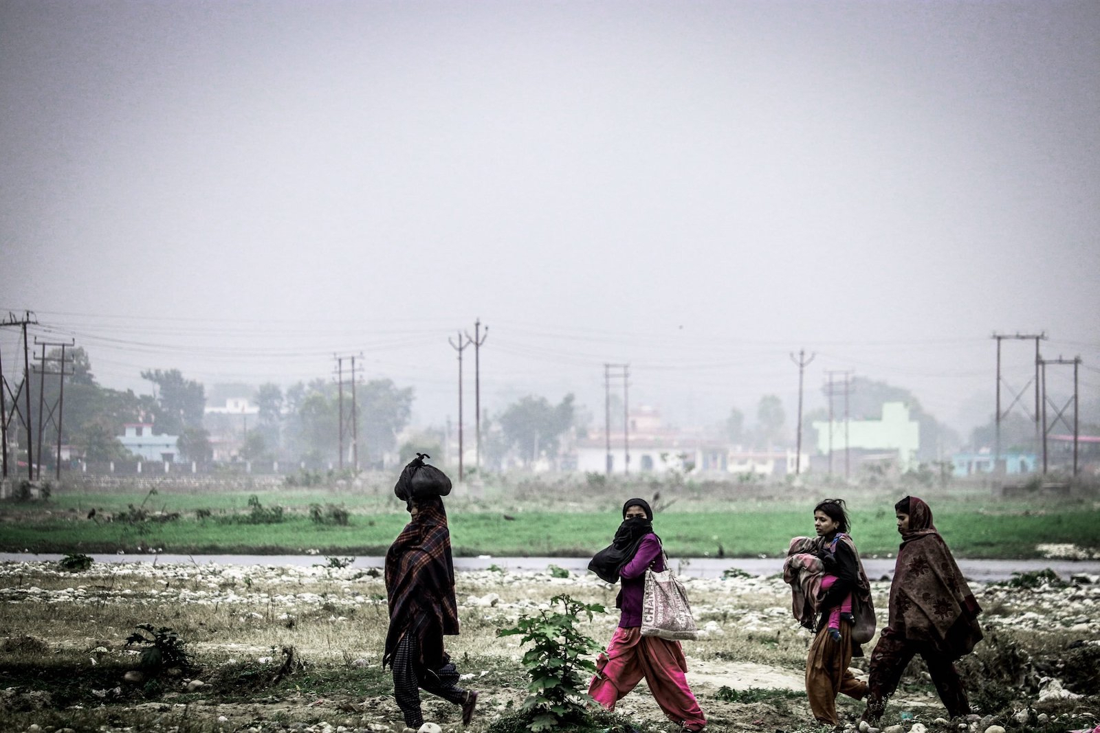 Pakistani women walking