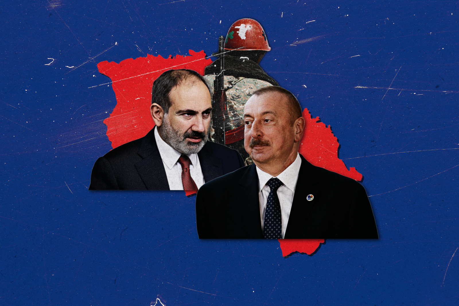 Nikol Pashinyan and Ilham Aliyev