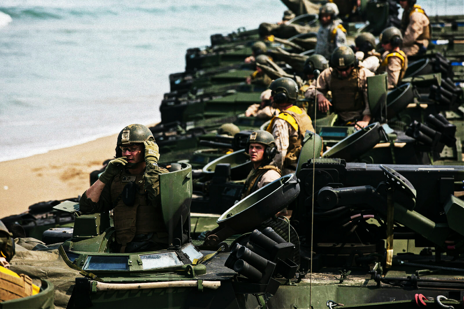 U.S. Marines training in South Korea