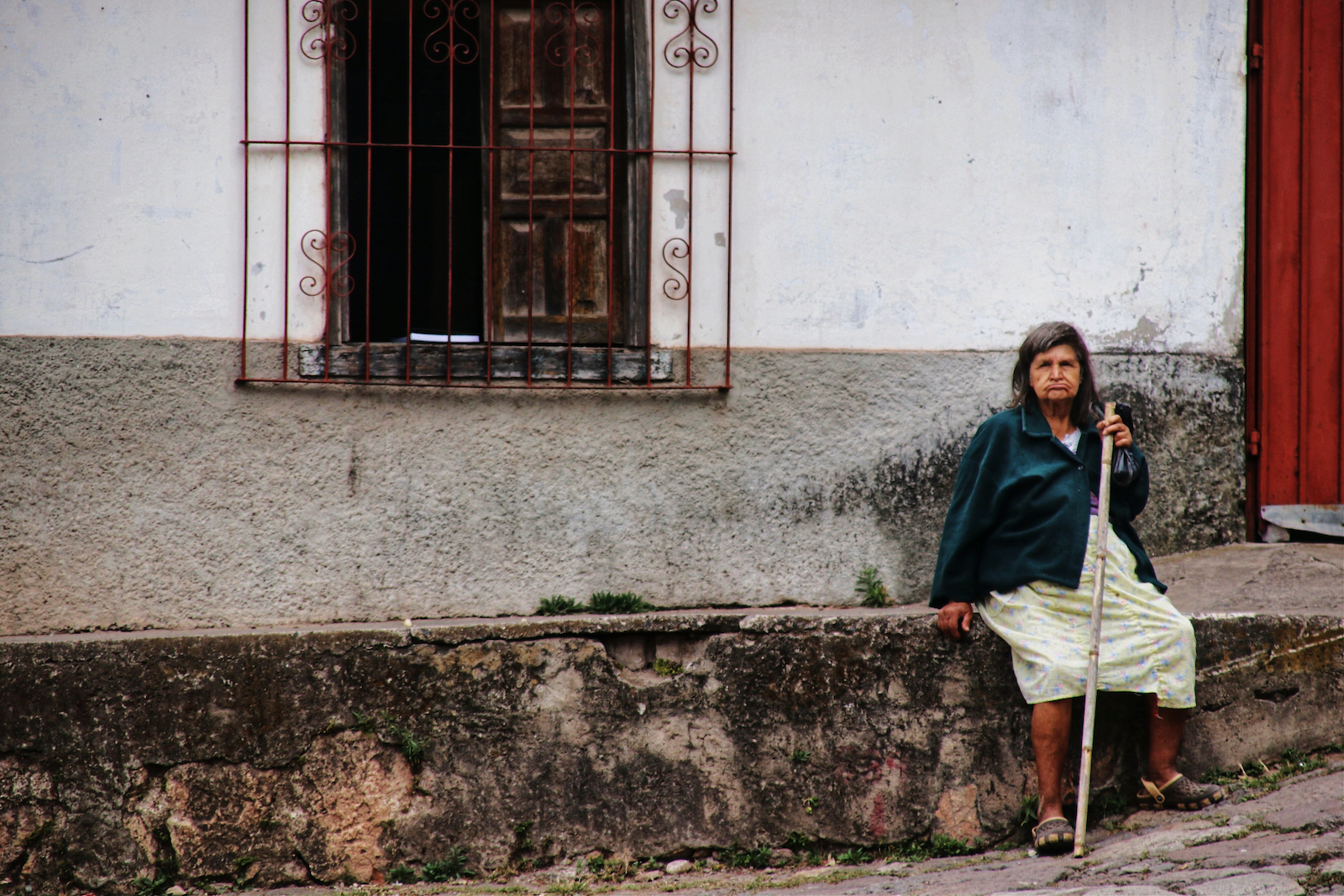 An old women in Honduras