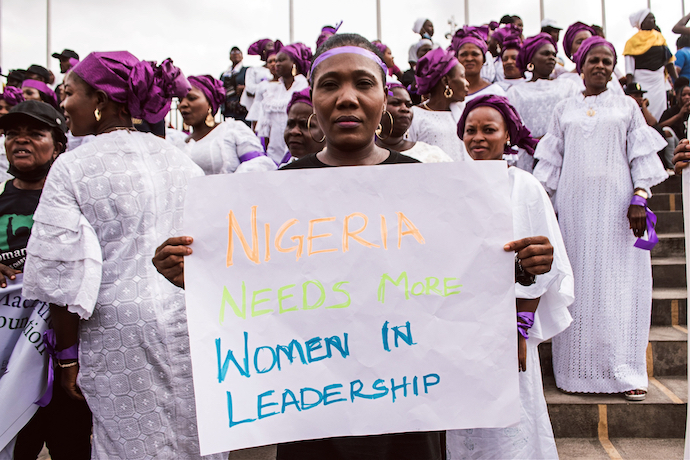 Gender equality rally in Lagos, Nigeria
