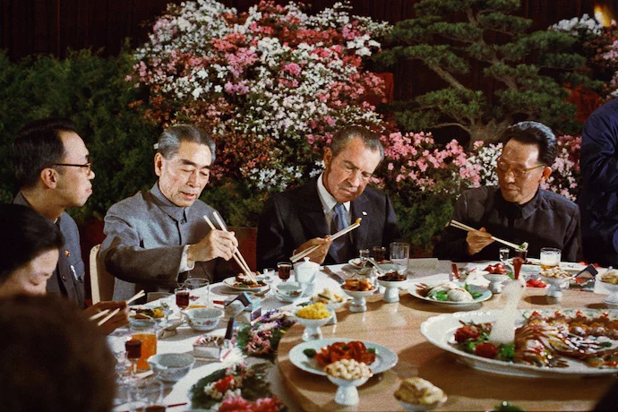 Richard Nixon during his trip to China in 1972