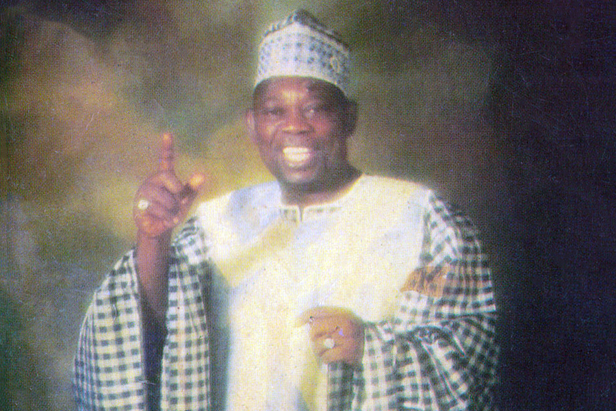 Portrait of Chief Moshood Abiola from his 1993 presidential campaign