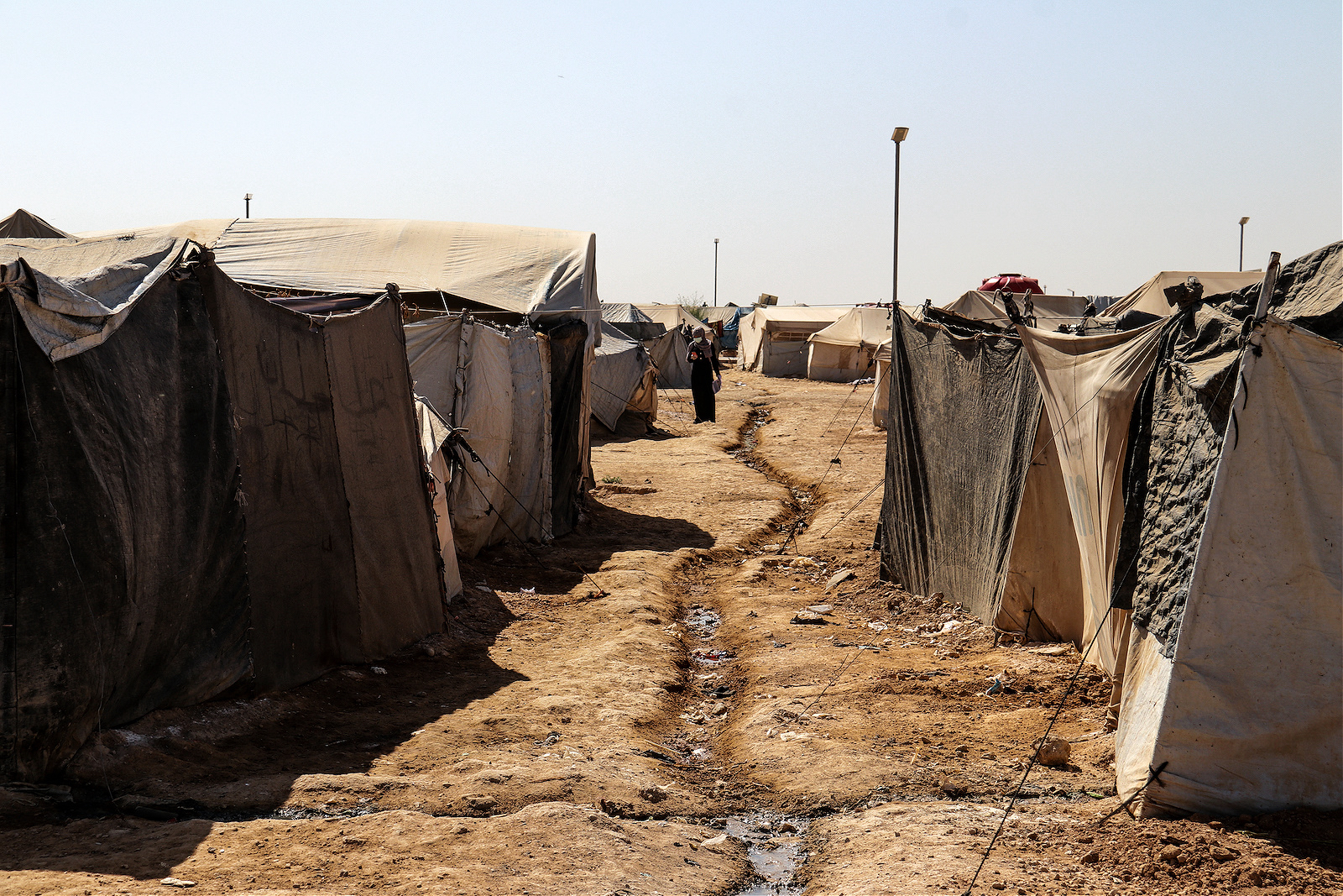 The al-Hol refugee camp in rural Syria