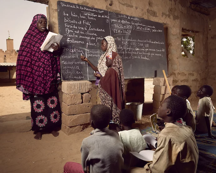 Students in Guéchémé, Niger