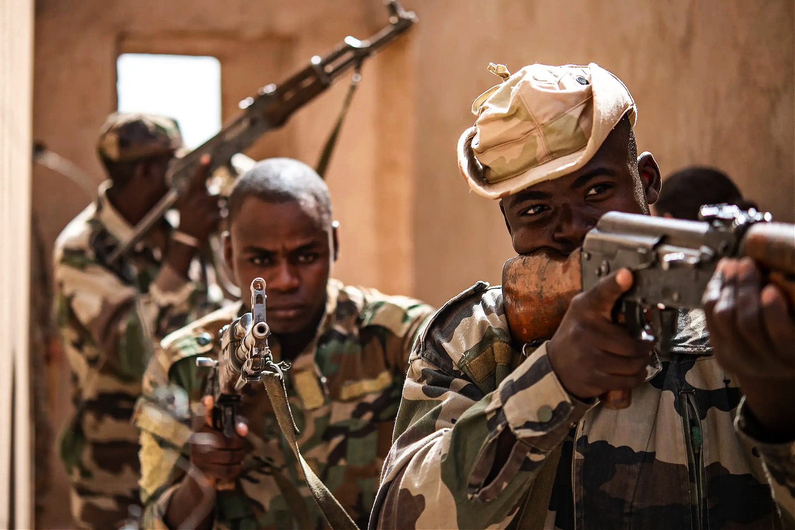 Niger military receiving training from the U.S. military