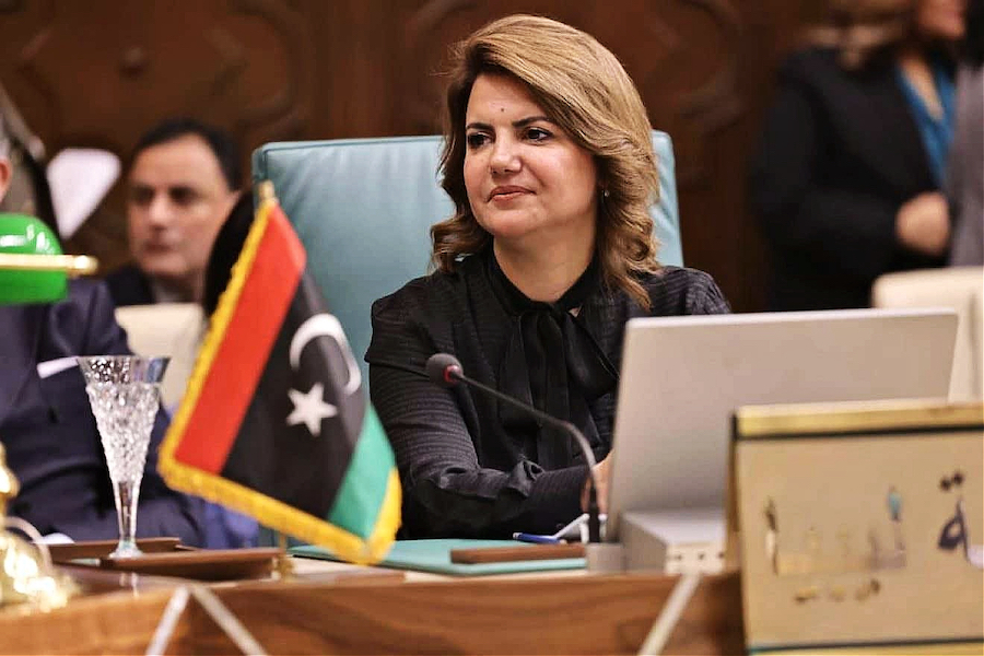 Libyan Foreign Minister Najla El Mangoush in 2022