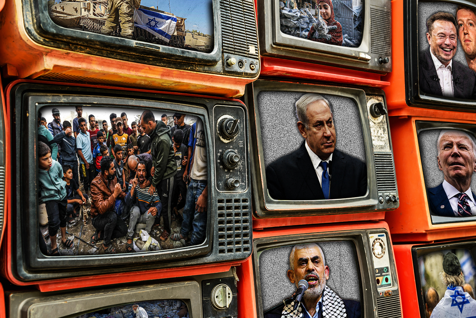 Israel-Hamas war televisions