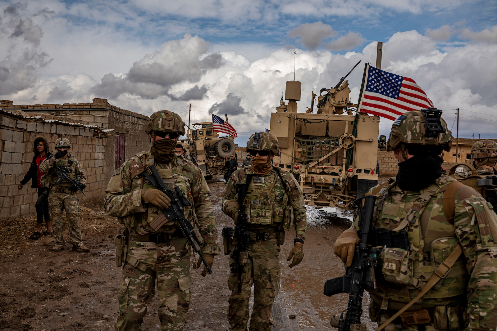 U.S. troops stationed in Syria
