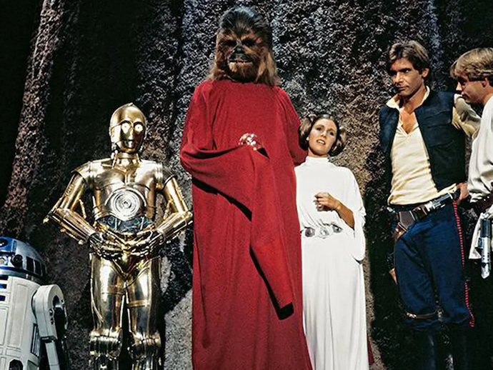 The cast of Star Wars Holiday Special