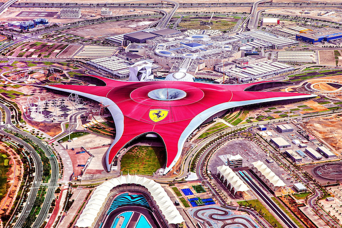 Ferrari World Park in Abu Dhabi