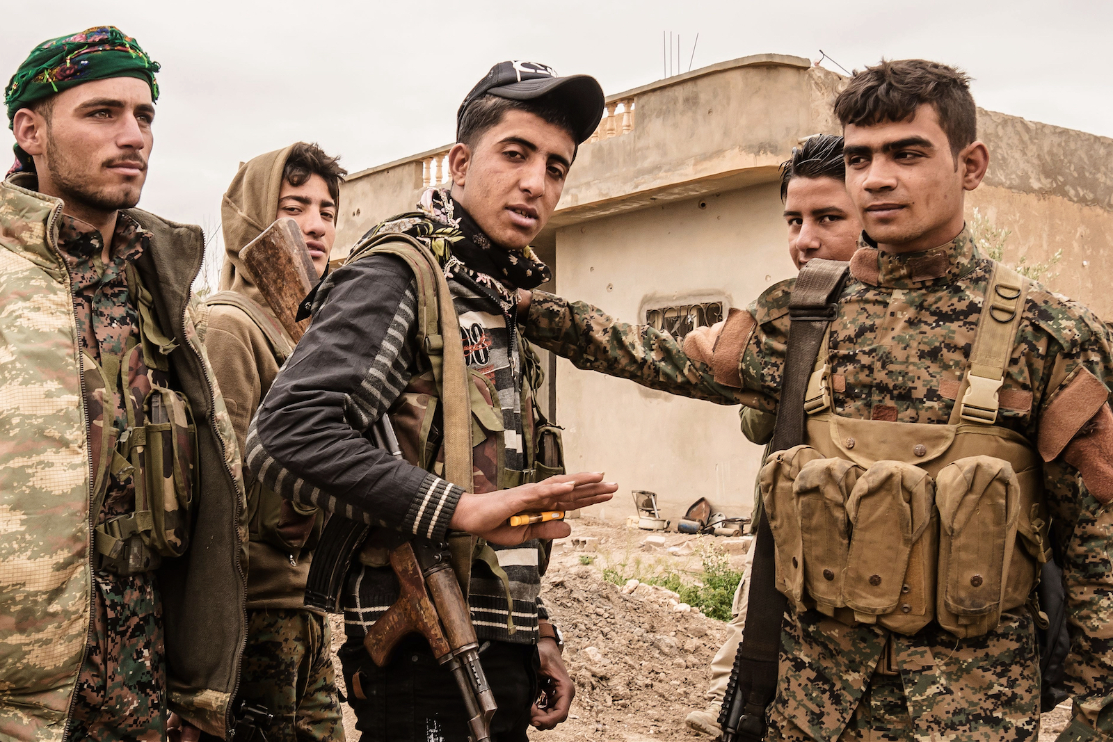 Members of the Syrian Democratic Forces