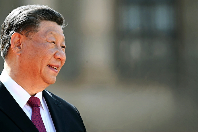 Chinese President Xi Jinping during a state visit to South Africa on August 22, 2023