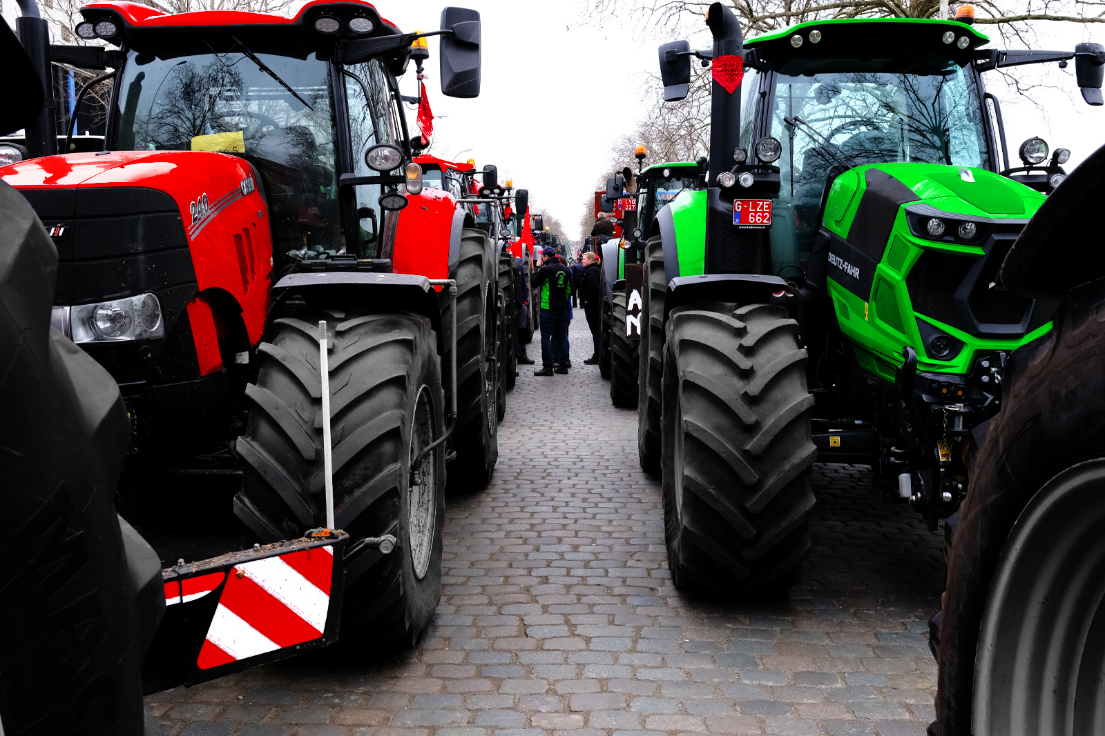 Farmers protesting rising costs