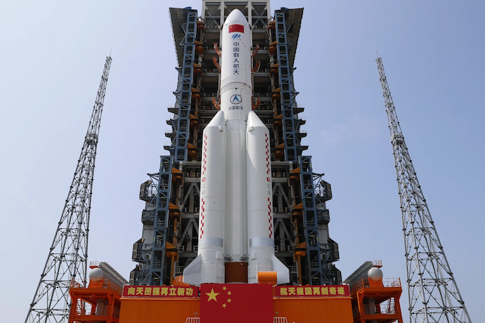 Chinese rocket launch