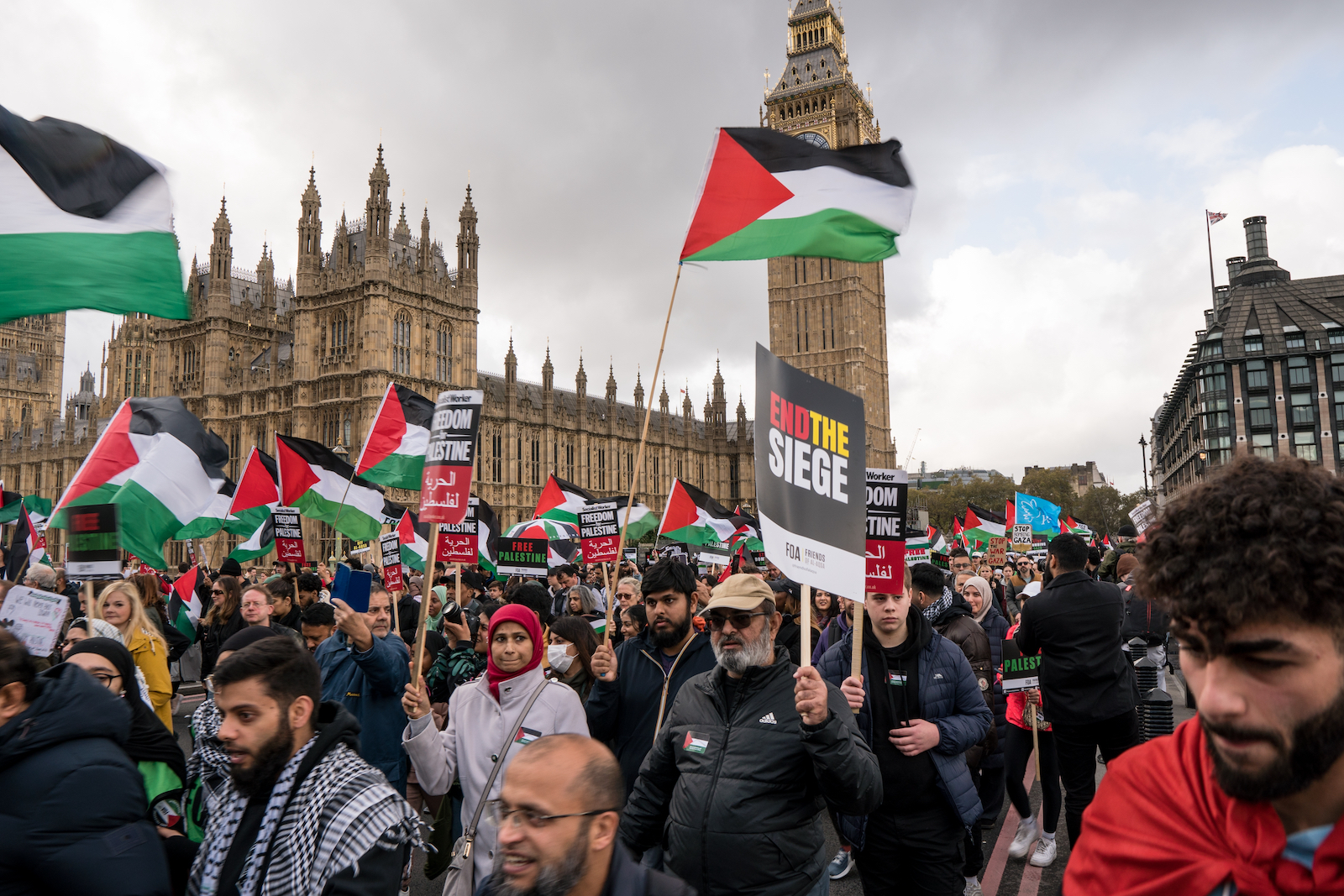 Pro-Palestine rally in London