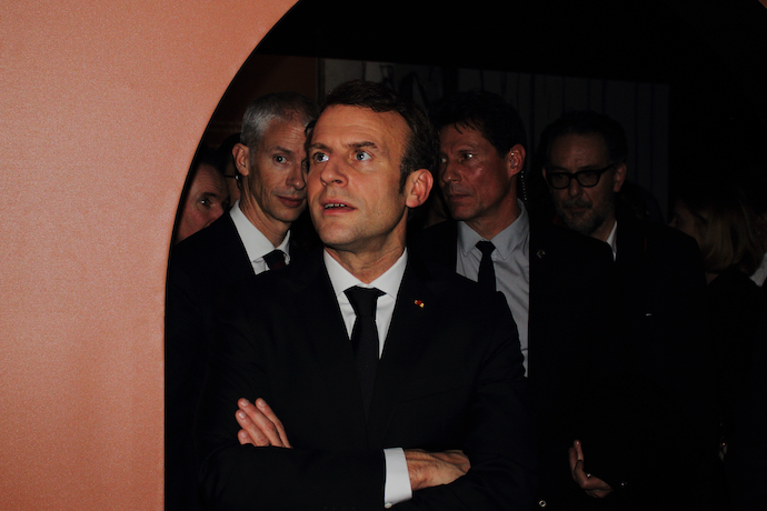 French President Emmanuel Macron in 2020