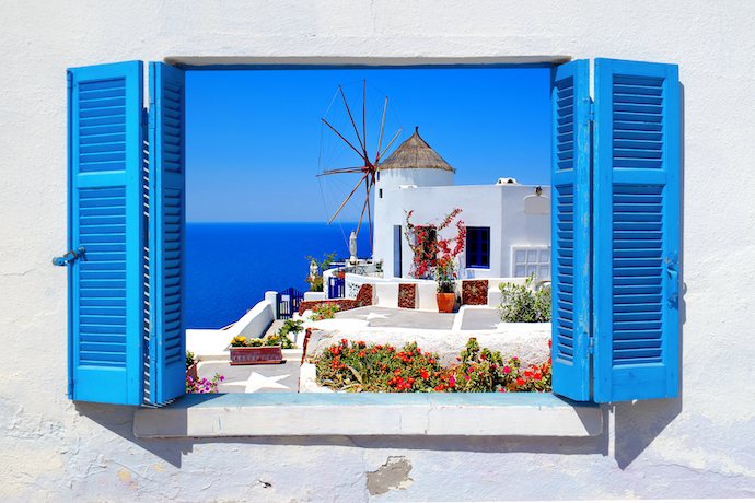 Oia village, Santorini island, Greece