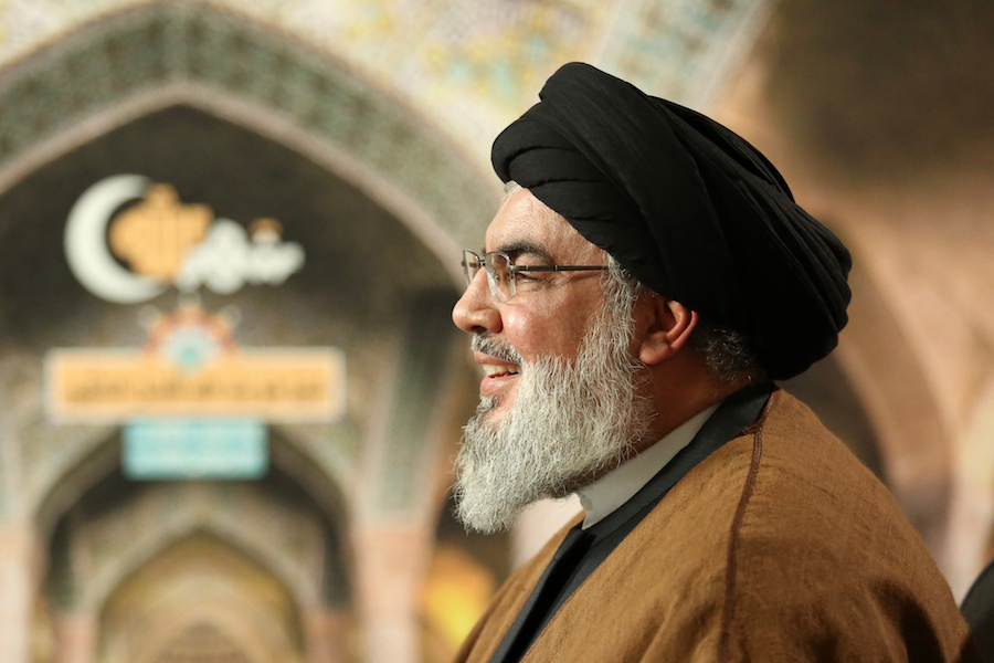 Hezbollah's former leader Hassan Nasrallah in 2023