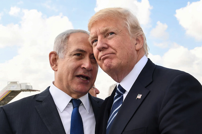 Benjamin Netanyahu and Donald Trump