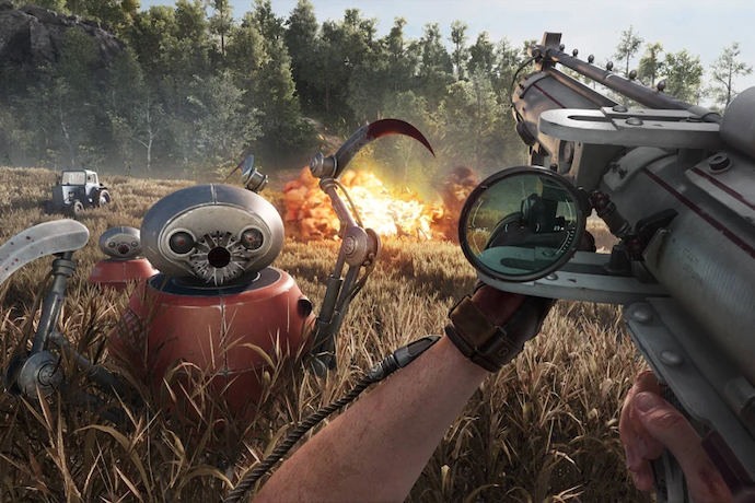 A still from the video game 'Atomic Heart'