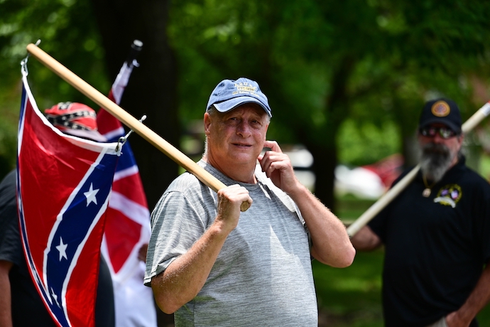 Proud Boys and their supporters in Florida