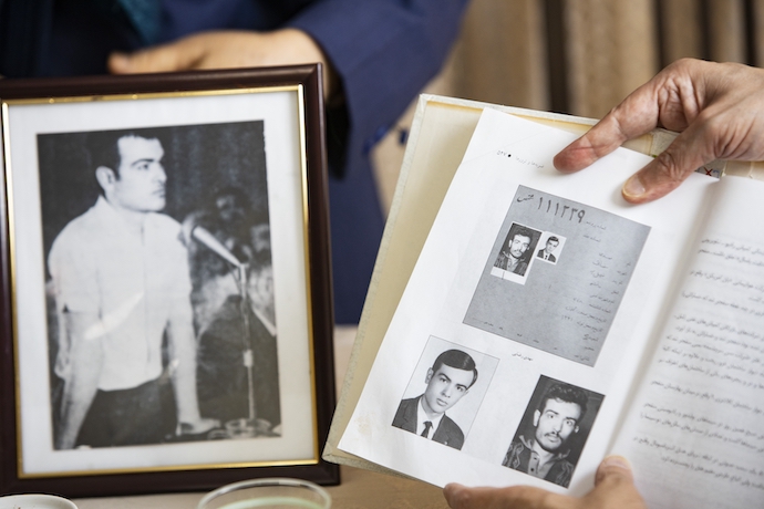 Her son Mehdi was executed by firing squad under the Shah