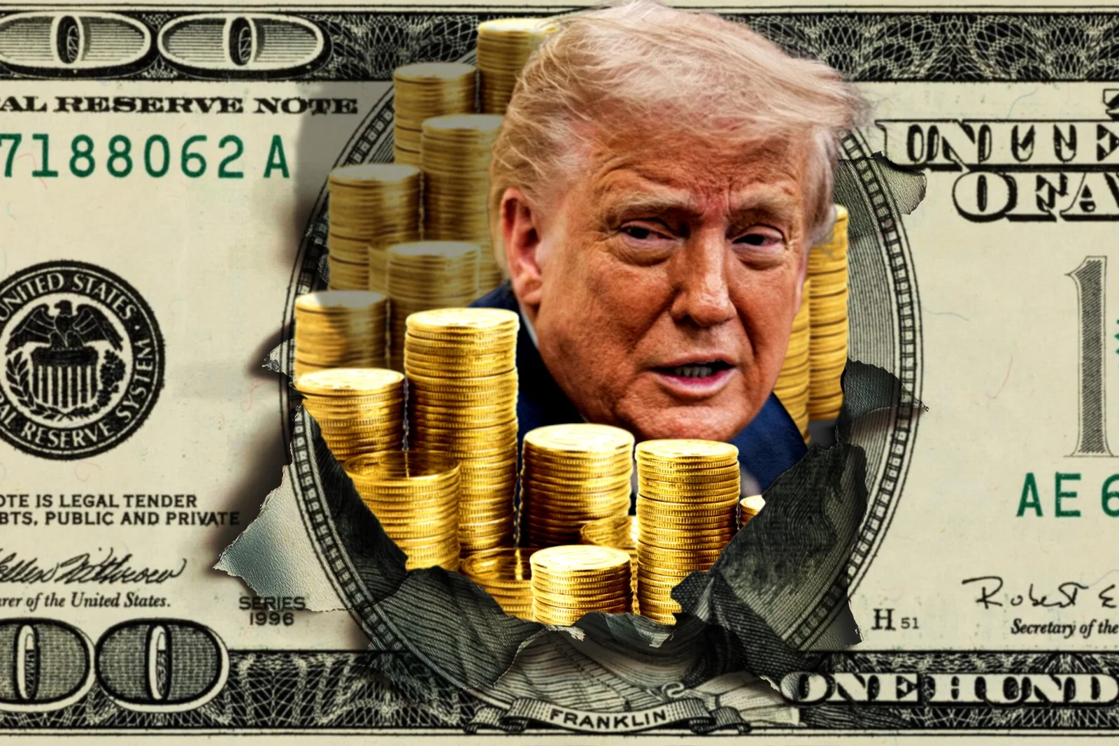 Donald Trump gold